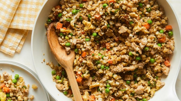 Chicken Cauliflower Fried Rice Easy Weeknight Dinners