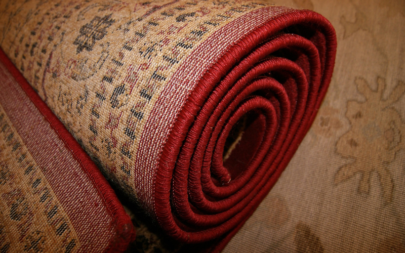 Handcraft rug interior design