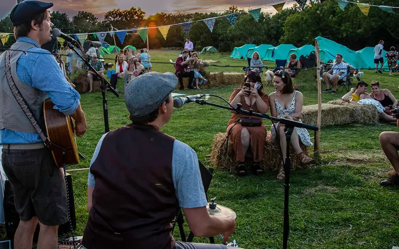 Warble Entertainment Garden party